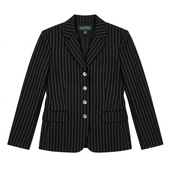 Lauren Ralph Lauren Jackets & Blazers - Lauren Ralph Lauren Quiet Luxury Pinstripe Blazer Women Sz 6 Office Siren Preppy